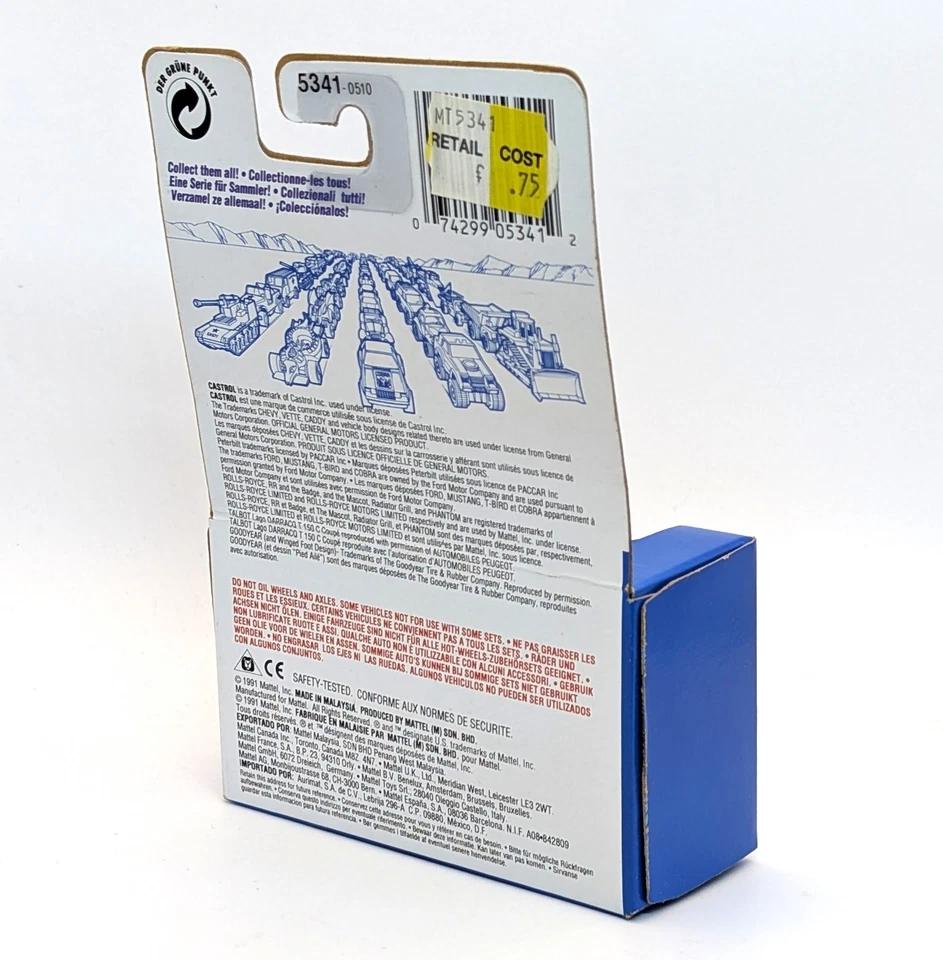 Hot Wheels 1171 CAT Dump Truck - Rarer International Box - Image 3 of 3