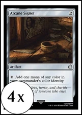 MTG - 4 x Arcane Signet - Playset 4x x4 - Universes Beyond: Fallout