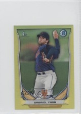 2014 Bowman Chrome Minis Yellow Refractor 13/25 Gabriel Ynoa #219 0a7