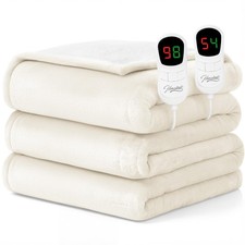 Electric Heated Blanket Queen Size - 84"x90" Heating Blanket Queen Size Dual ...
