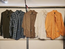 Lot Of 5 Jos A Bank Dress Shirts Men Button Up Size Medium L0010