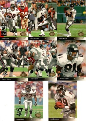 ATLANTA FALCONS 1993 SP (8) card team lot (see list & scan) nrmt