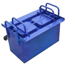 INTBUYING Concrete Brick Making Machine, Manual Hollow Soil Block Brick Forming