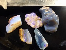 Lightning Ridge Opal Rough 53.35tcw  Purple c...