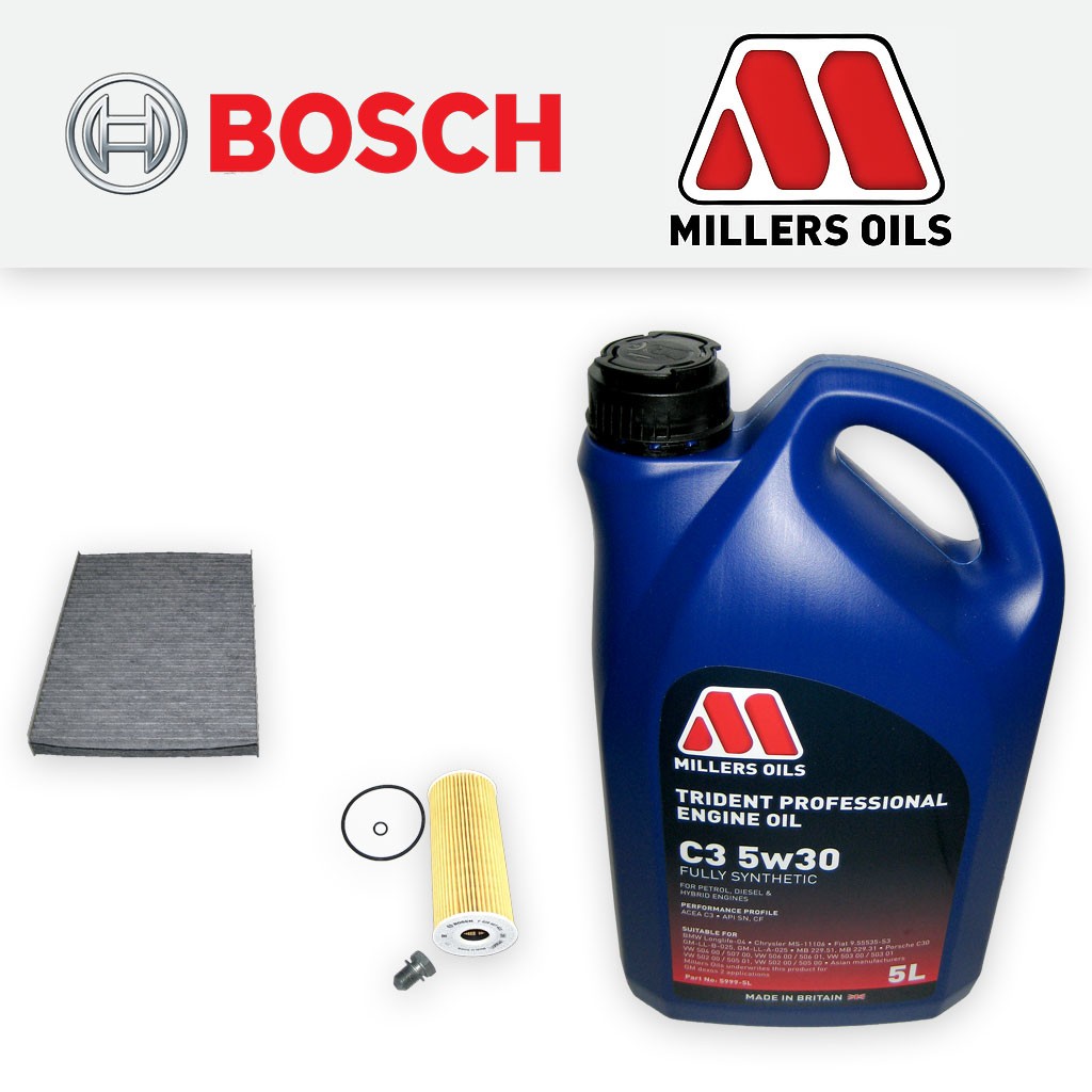 SERVICE KIT for VW BORA (1J) 1.9 TDI SDI OIL CABIN FILTERS +LL OIL (1998-2005)