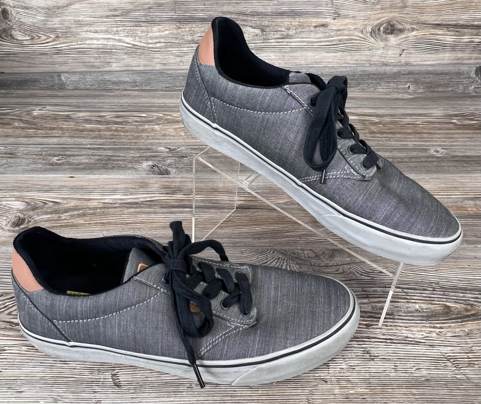 VANS Scarpe Sneaker da Skate Comfort Ortholite Nero Grigio 721356 Uomo 13