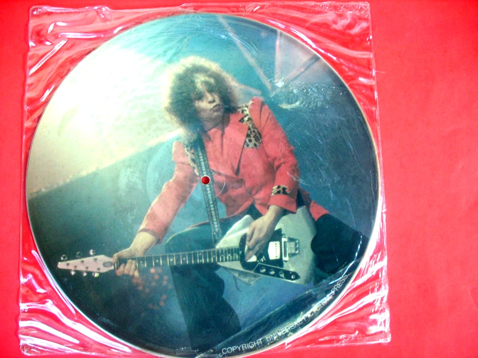 MARC BOLAN "T REX" RARE MEMBERS COPY FAN CLUB 12' PICTURE DISC 45 RPM SEALED! - Image 2 of 3