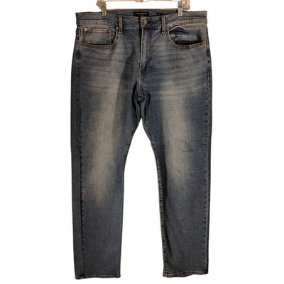 Lucky brand 121 jeans mens 36x30 blue denim slim fit straight leg 7MP10383V1