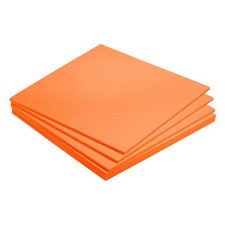 EVA Foam Sheets Orange 9.8 Inch x 9.8 Inch 5mm Thick Crafts Foam Sheets 6Pcs