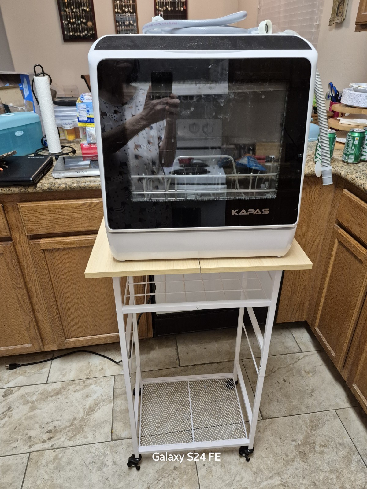 ESTATE SALE:  Portable DISHWASHER. BRAND KAPAS COMPLETE WITH STAND