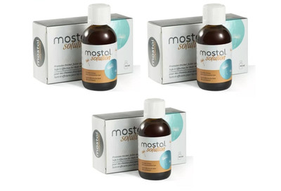 3x Mostal Solution Haarspray schnell wirkende und hochwirksame Lösung 50 ml