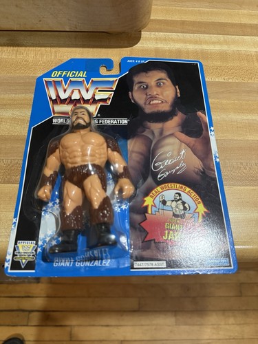 Hasbro WWF Giant Gonzalez On Card Never Opened! Or...