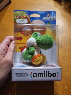 Amiibo Mega Yoshi Laine - Yoshi's Woolly World - Version Française - Neuf Sous Blister