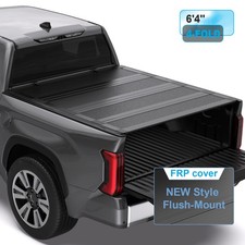 6.5ft 4 Fold Tonneau Cover For 2009-2018 Dodge Ram 1500 Low Profile Truck Bed