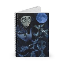 corpse bride Spiral Notebook - Ruled Line