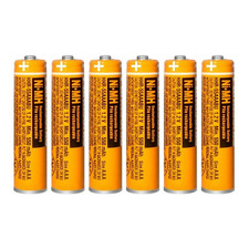 6 for Panasonic 550mAh AAA NI-MH Rechargeable 1.2V Cordless Phones Batteries 2.50 per battery