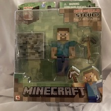 Minecraft Overworld SERIES 1 STEVE Fully Articulated Action Figure new nip 