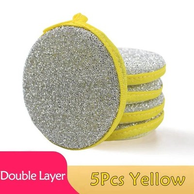 5/10/20Pcs Double Sided Dishwashing Sponge Kitchen Cleaning Brush Pot Pan Scrubs