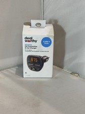 FM Bluetooth Transmitter - dealworthy Black