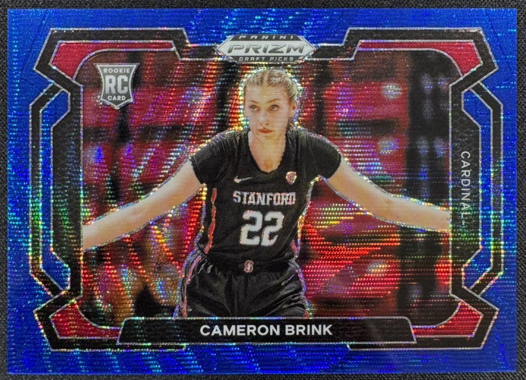 2024 Panini Prizm Draft Picks #89 Cameron Brink Blue Wave Variation /249 (RC)