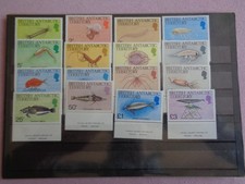 BAT (British Antarc. Terri)Dauerserie "Meerestiere", frühe Ausgabe **, 1p-3 Pfd.