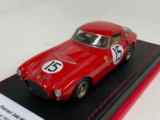 1/43 BBR Ferrari 340 MM Berlinetta 5th at 1953 24 H Le Mans Leather Base  MUR22