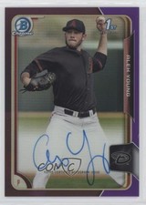 2015 Bowman Draft Chrome Pick Purple Refractor /250 Alex Young #BCA-AY Auto 9x7