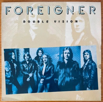 FOREIGNER - DOUBLE VISION   1st UK Press LP EX 