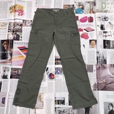 Polo Ralph Lauren green mid rise cargo pants size US 6/32