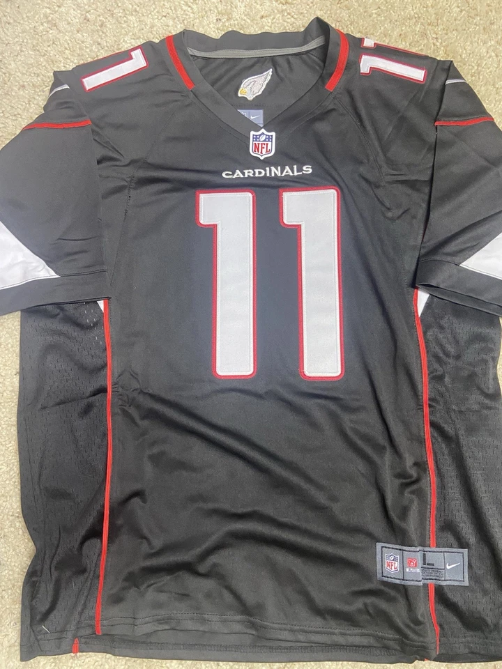 Camiseta deportiva firmada por Larry Fitzgerald autografiada de los Arizona Cardinals PSA/DNA Foto 2 de 2