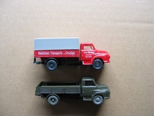 Wiking, MB, 3 x L 2500, Lkw Pritsche/Plane, Plastik, 1:87