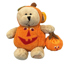 Starbucks Halloween Bearista Bear in Pumpkin Costume 9.5" Plush Teddy Bear NWT