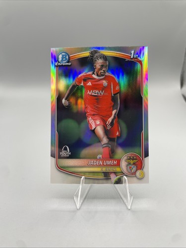 Jaden Umeh 2026 Topps Bowman Chrome 1st Bowman Refractor #BU-JU