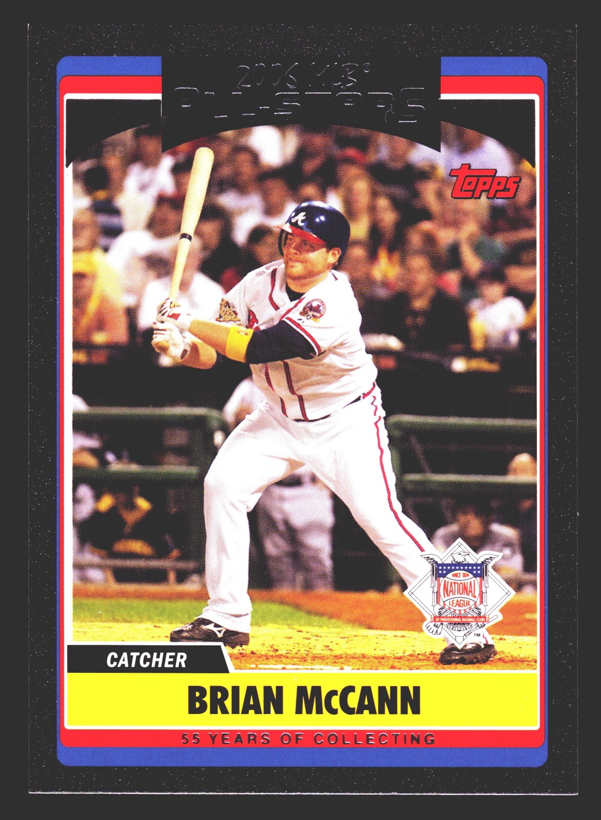 Brian McCann Atlanta Braves 2006 Topps Update Black #UH258 SN /55