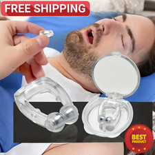 5X Anti Snore Nose Clip Magnetic Silicone Snoring Stopper Device For Sound Sleep
