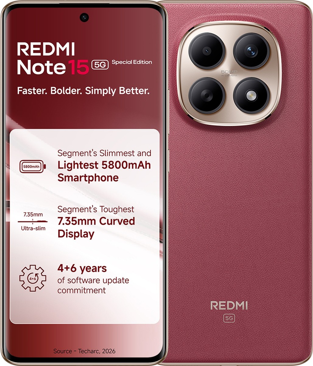 REDMI Note 15 SE 5G (Crimson 256 GB 8 GB RAM) Snapdragon 6 Gen 3