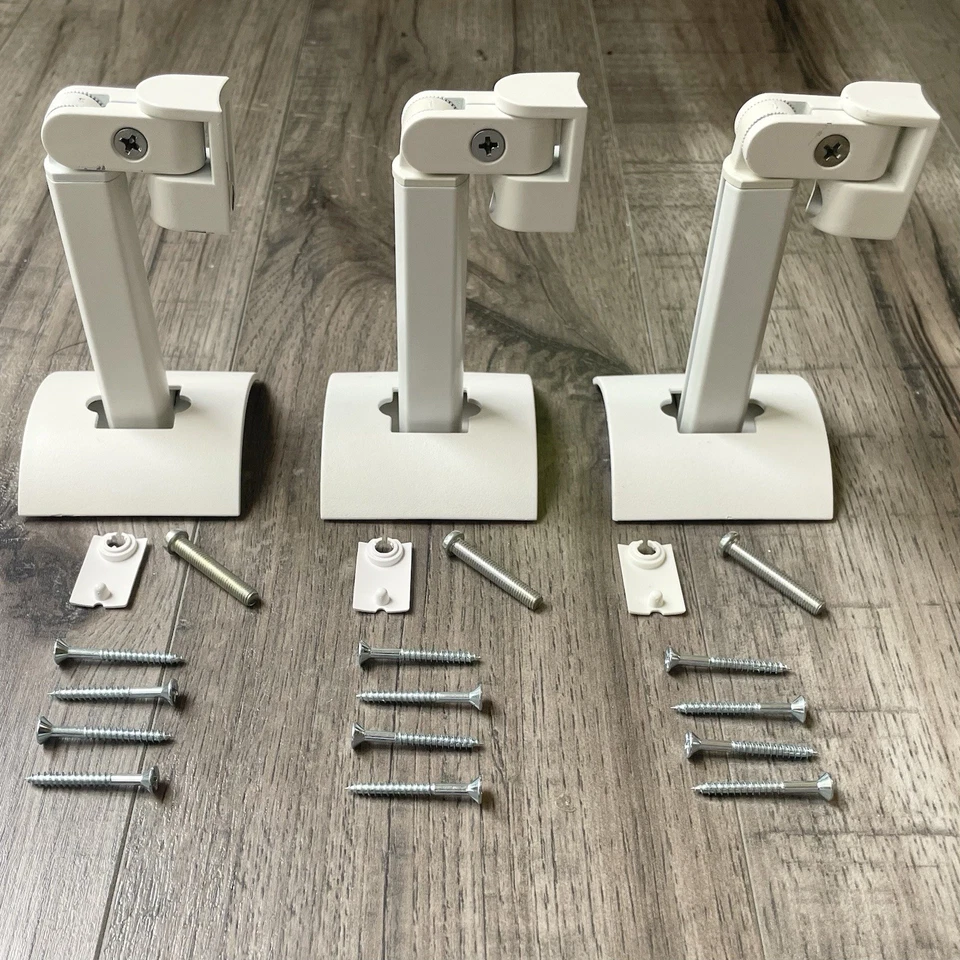 3 x Bose Long Neck UB-20W Cube Speaker Mount (Wall/Celling) White UB20. - Image 4 of 4