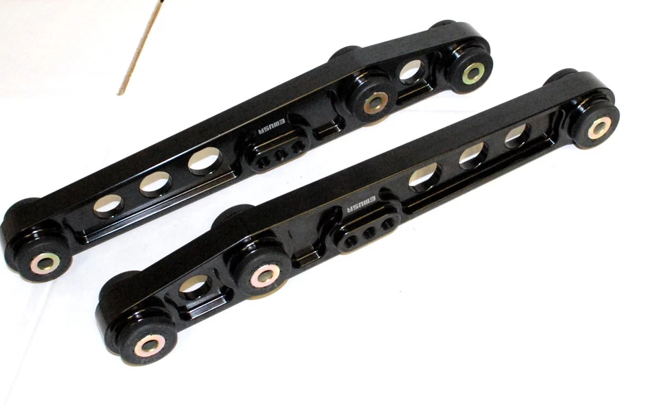 Rear Lower Control Arm+Tie Bar+Subframe Bar for 92-95 Civic 93-97 del Sol  BLACK - Изображение 4 из 4