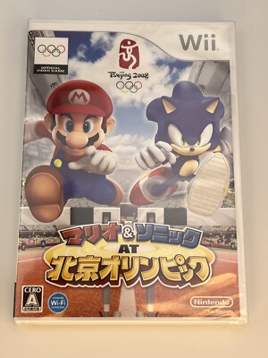 Mario & Sonic at the Olympic Games Wii Japanese New Sealed