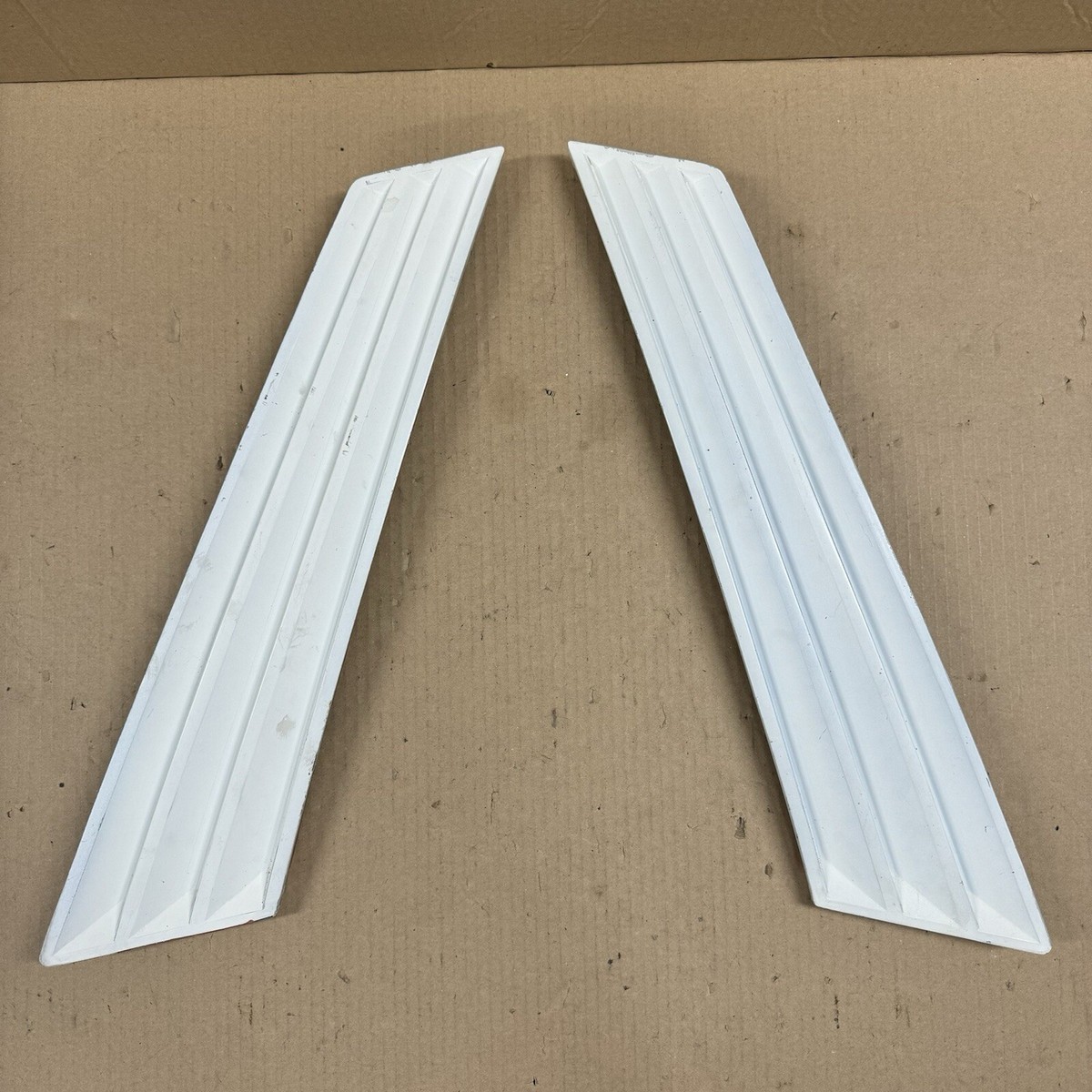 79-86 Mustang Coupe Quarter Window Sail Panels Louvers Trim