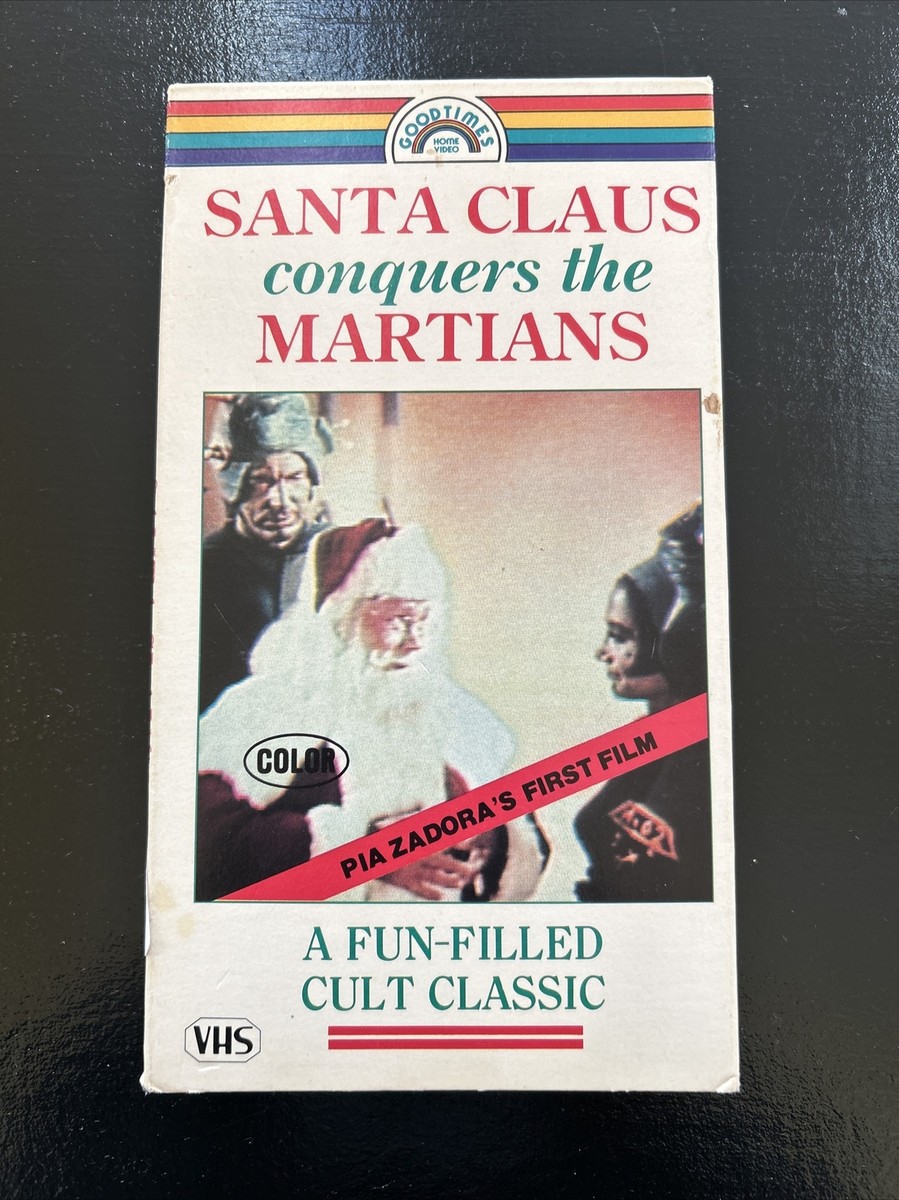 SANTA CLAUS CONQUERS THE MARTIANS PIA ZADORA VHS TAPE Cult