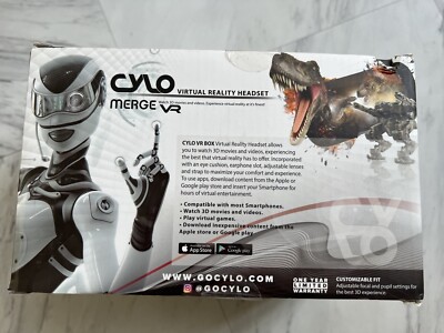 CYLO Merge VR Virtual Reality Headset Everything in 3D Used In Box