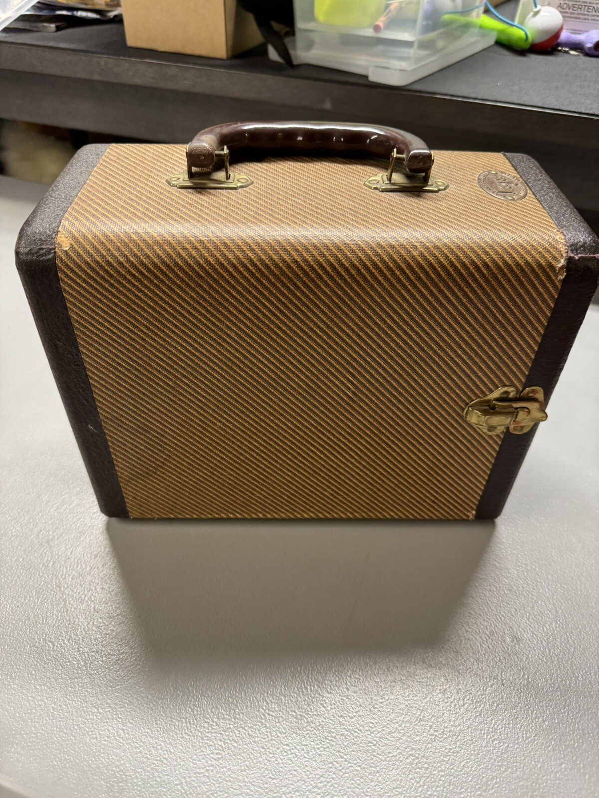 MCM & JAFFE Baja Slide Holder Case Stash Box Tweed eBay