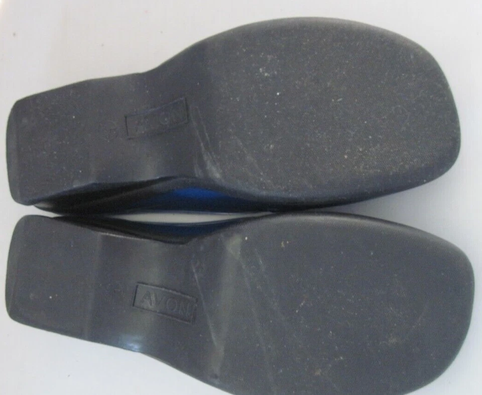 木屐蓝色花园鞋橡胶乐福鞋风格 10 码全新 — 第 4/4 张图片