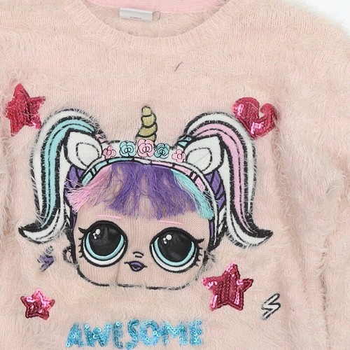 LOL Surprise Girls Pink Unicorn Jumper, 9-10 Years - Picture 5 of 12