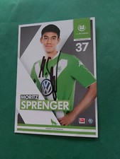 VfL Wolfsburg, M. Sprenger, autograph card, football