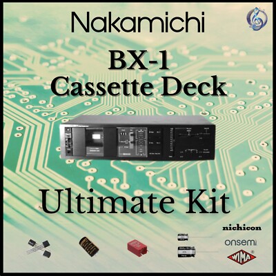 ナカミチ　BX-1 高品位カセットデッキ　ナカミチメンテナンス品 Nakamichi BX-1 Cassette Deck Ultimate Upgrade Kit Genuine Parts