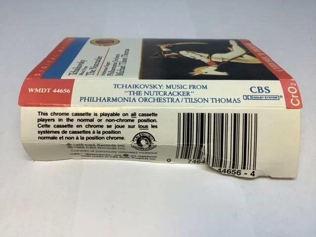 TCHAIKOVSKY Cassette  MUSIC FROM THE NUTCRACKER 1988 CBS Canada WMDT-44656 - Image 2 of 4