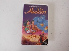 DISNEY ALADDIN (VHS 1993) -WALT DISNEY'S BLACK DIAMOND CLASSIC VCR TAPE L$$K!!