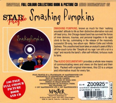 CD Smashing Pumpkins - Star Profile: Full Colour Collectors Book